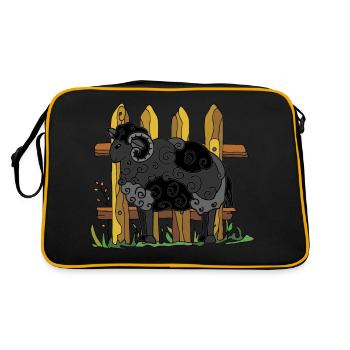 Ram - Retro Bag - black/gold - Back