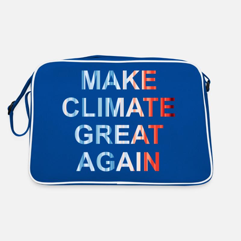 Make climate great again Retro Tasche