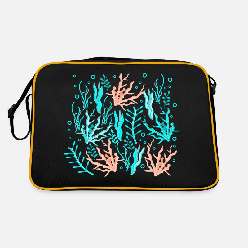 under water plant patterns Retro Bag