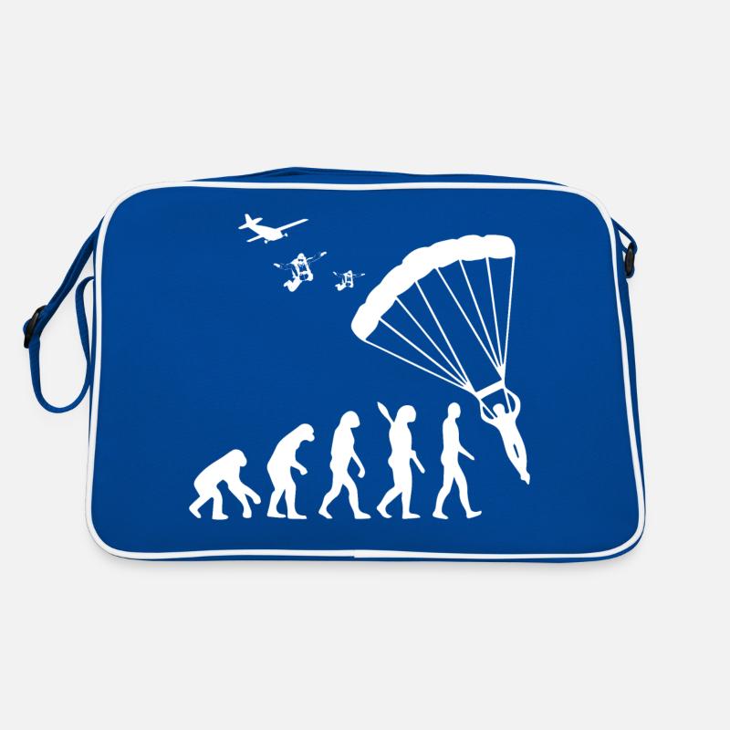 glider parachute drone Retro Tasche