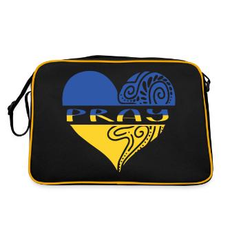 Ukraine Priez - Sac Retro - noir/or - Dos