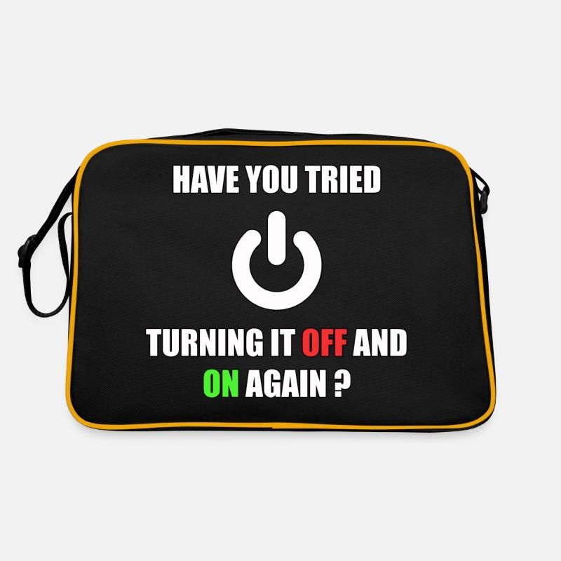 Computer Nerd Informatiker IT Programmierer Retro Tasche