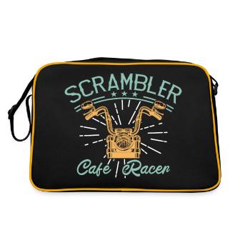 Chopper, Scrambler, Ape T-Shirt - Retro Bag - black/gold - Back