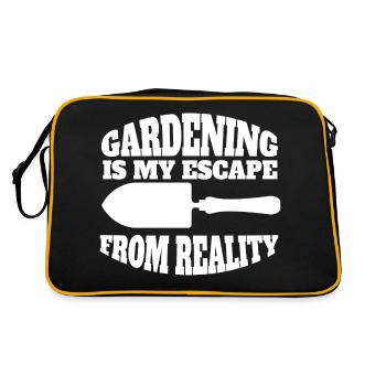 Gardener Orchard Hobby Gardener Gift Garden - Retro Bag - black/gold - Back