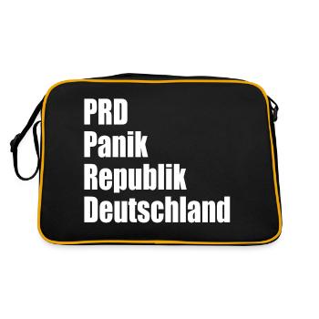 PRD Panic Republic of Germany - Retro Bag - black/gold - Back