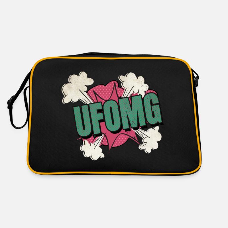 geek alien lovers alien kid cool anal probe Retro Bag