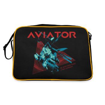 Aviator Helicopter - Retro Bag - black/gold - Back