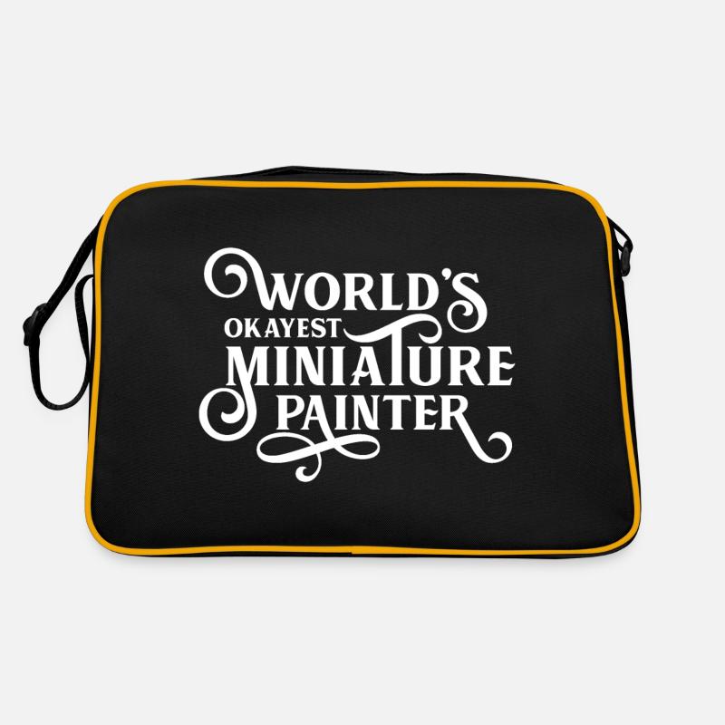 Worlds Okayest Miniature Painter Wargaming Retro Bag