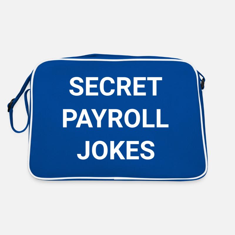 Secret Payroll Jokes Retro Bag