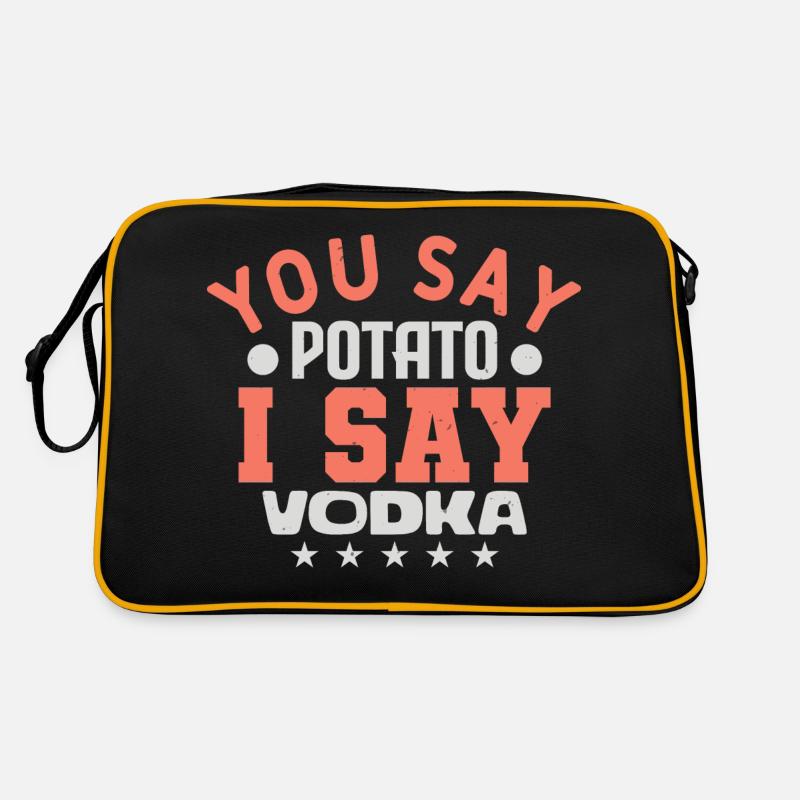 VOUS DITES QUE LA POMME DE TERRE EST LA VODKA Sac Retro
