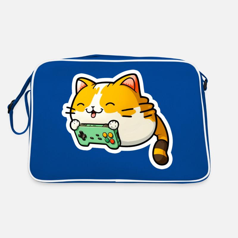 Autocollant mignon chaton chat chat mignon Sac Retro