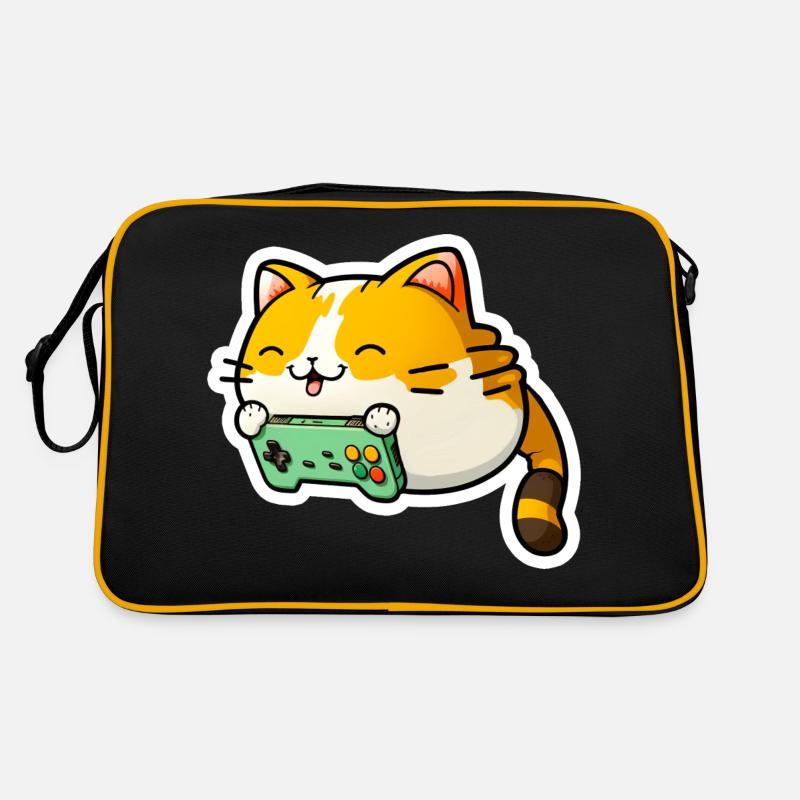 Autocollant mignon chaton chat chat mignon Sac Retro