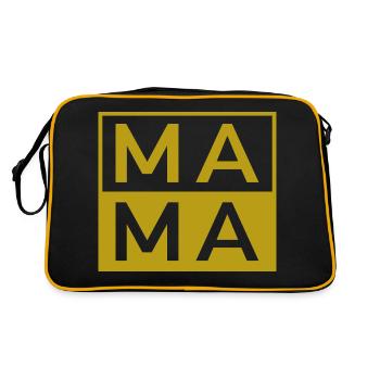 Mama - Retro Bag - black/gold - Back