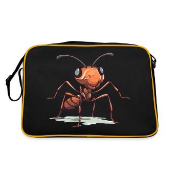 Ibi the ant - Retro Bag - black/gold - Back