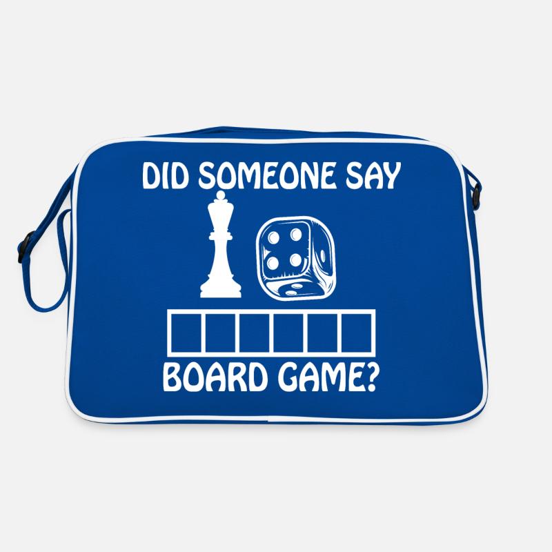 Jeu de société Chess Backgammon Game Night Sac Retro