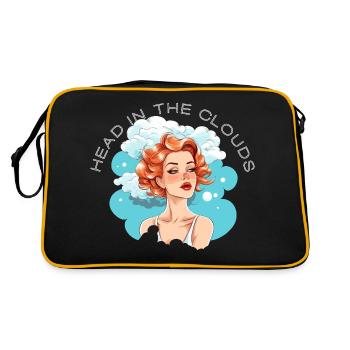 La tête dans les nuages 2 - Sac Retro - noir/or - Dos