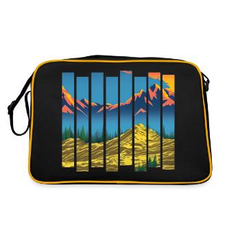 Randonnée en montagne Randonnée en montagne Randonneurs en montagne Randonnée - Sac Retro - noir/or - Dos