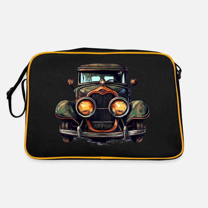 Oldtimer sind eine Augenweide Retro Tasche