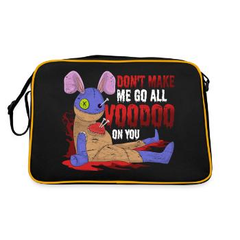 Ne me laisse pas t’appliquer le vaudou vaudou - Sac Retro - noir/or - Dos