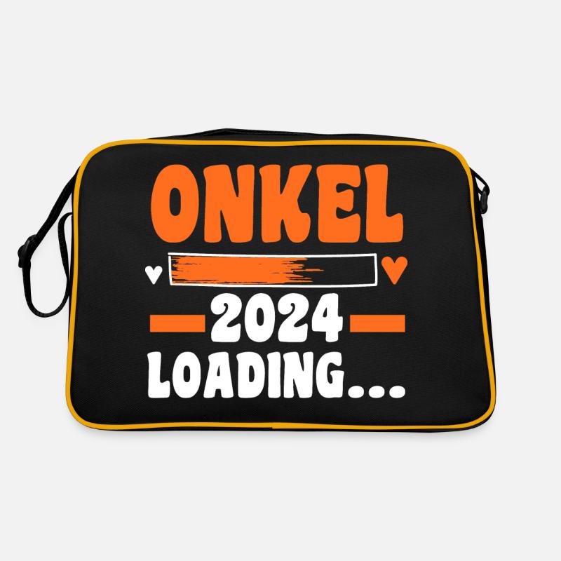 Werdender Onkel 2027 Retro Tasche