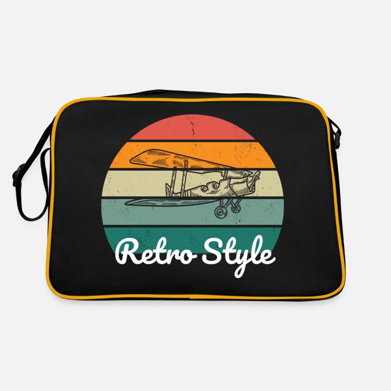 Retro Vibe Flugzeug style Retro Tasche