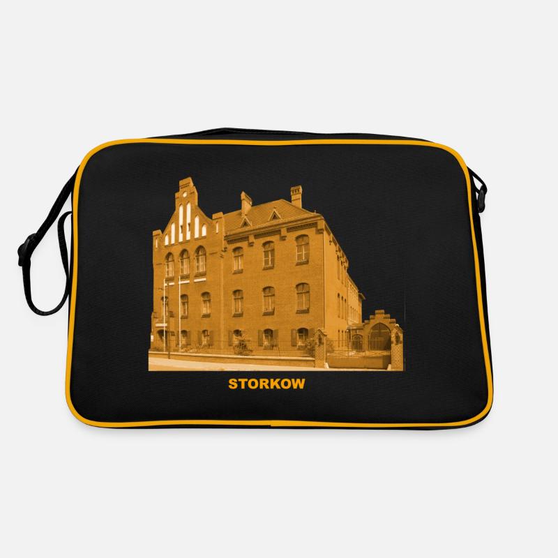 Storkow Mark Rathaus Oder Spree Brandenburg Retro Tasche