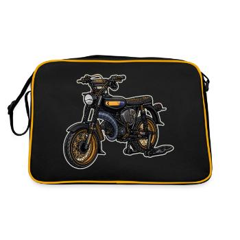 S51 // Réglage // Illustration - Sac Retro - noir/or - Dos