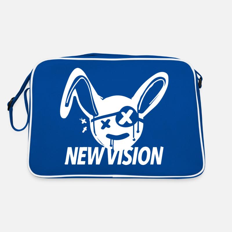 rabbit, new vision, sprüche Retro Tasche