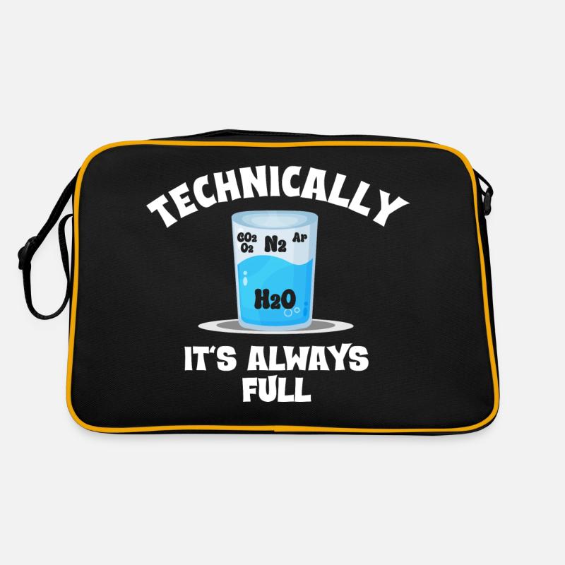 Technically, it's always crowded - - Retro Bag - black/gold