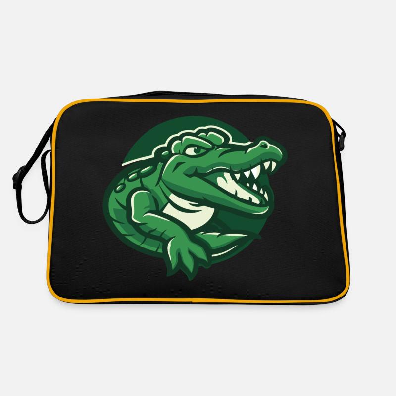 Hans das Krokodil Retro Tasche