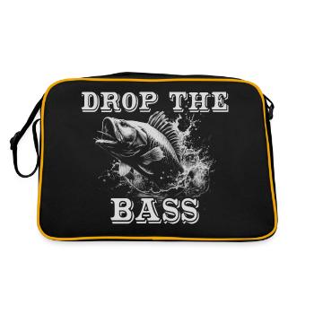 Drop The Bass Dynamic Angler Motif - Sac Retro - noir/or - Dos