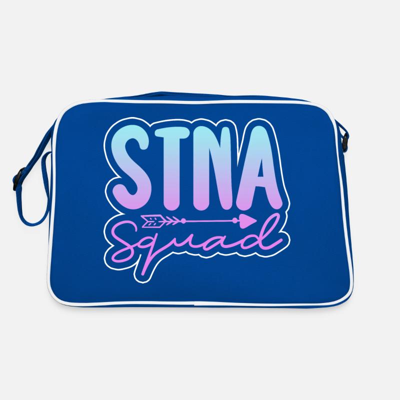 STNA Squad State tested Nursing assistant Retro Tasche