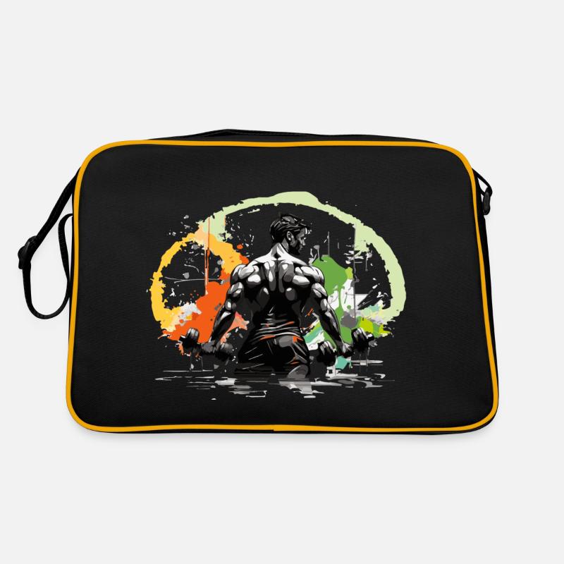 gym freak Retro Tasche