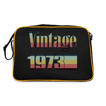 1973 Birthday 1973 Born in 1973 Birthday - Retro Bag - black/gold - Back