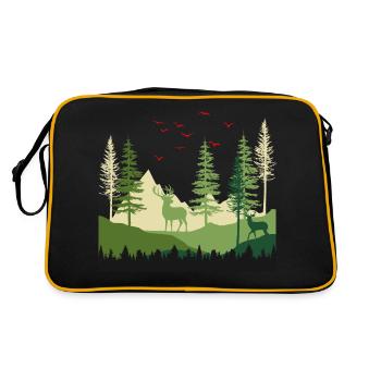 Escapade Sérénité en forêt - Sac Retro - noir/or - Dos
