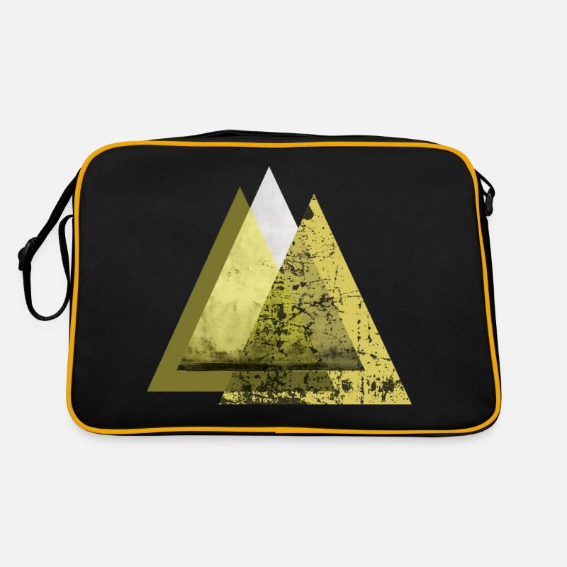 Berge und Klettern Retro Tasche