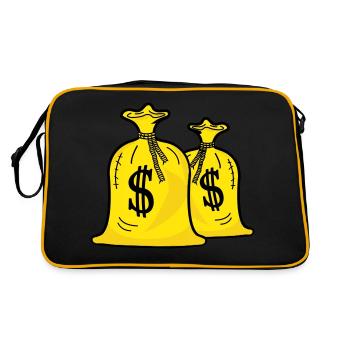 Sacs d’argent - Sac Retro - noir/or - Dos
