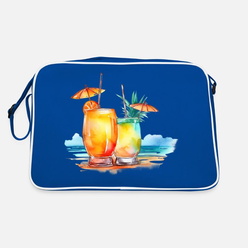 COCKTAIL SUR LA PLAGE Sac Retro
