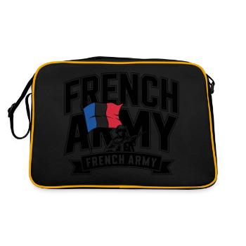 French Army - Sac Retro - noir/or - Dos