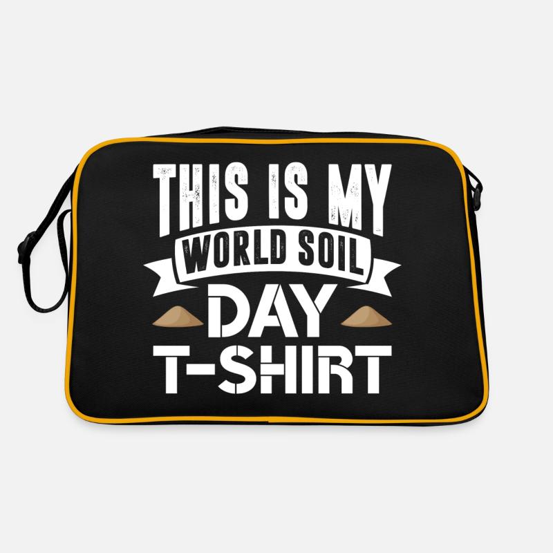This Is My World Soil Day Design Earth Science Retro Tasche