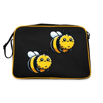 Bourdon Abeille 2 - Sac Retro - noir/or - Dos