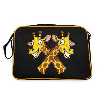 Giraffen Giraffe - Sac Retro - noir/or - Dos