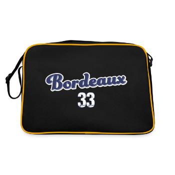 Bordeaux France - Sac Retro - noir/or - Dos
