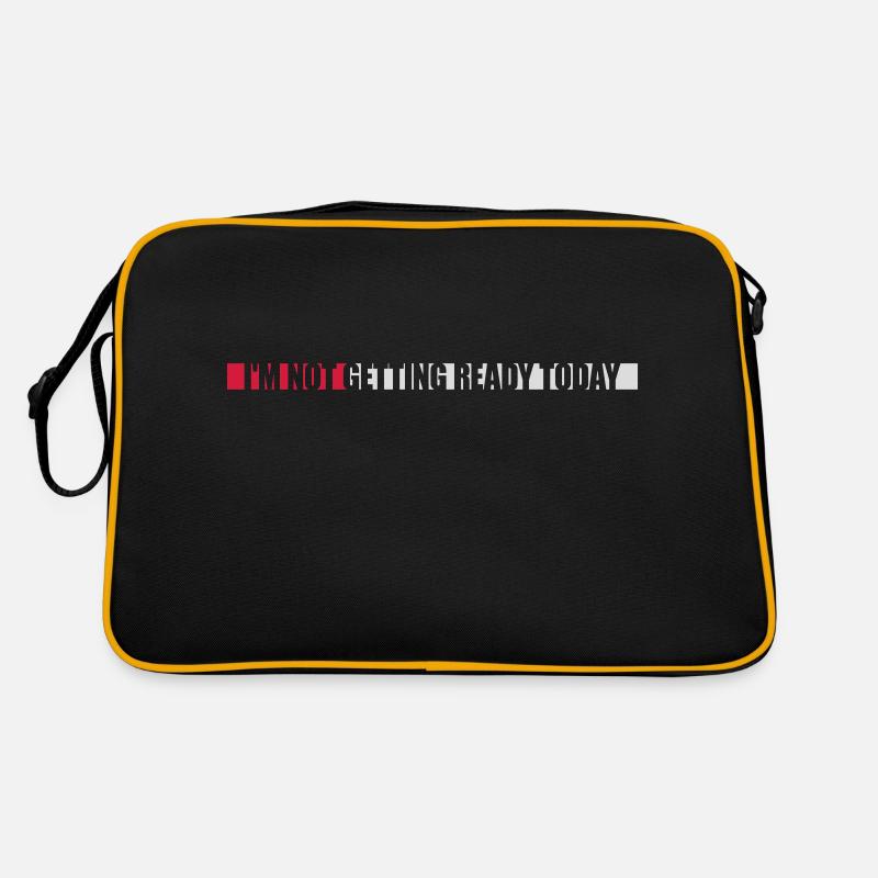 ne pas se préparer aujourd’hui Sac Retro