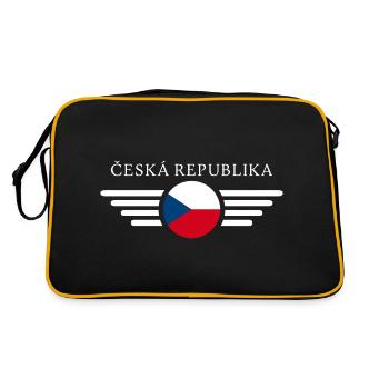 Tchéquie - Sac Retro - noir/or - Dos