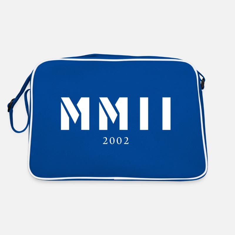 Chiffres romains année de naissance Fabriqué en 2002 Sac Retro