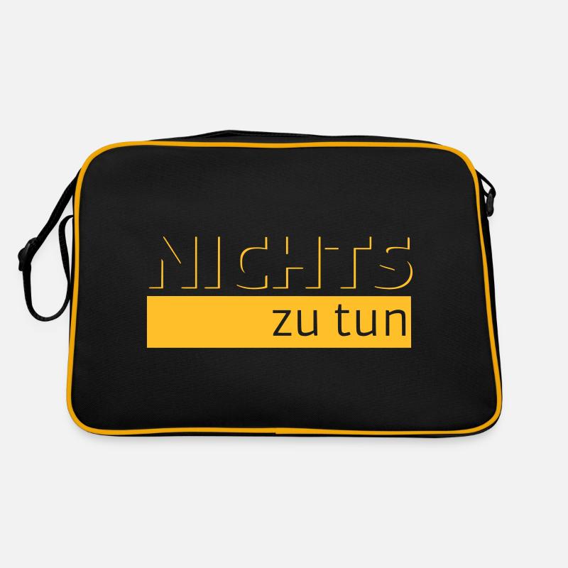 NICHTS zu tun Retro Tasche