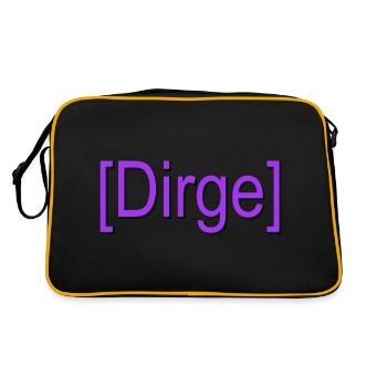Dirge true in game chat font and color - Retro Bag - black/gold - Back