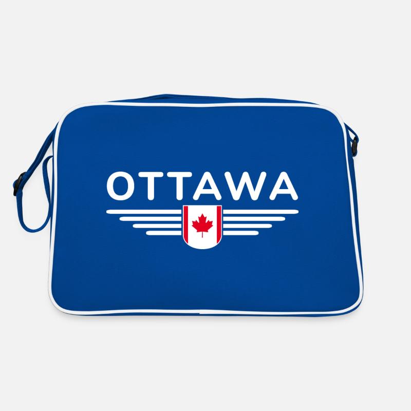 Ottawa Fan T-Shirt for Canada Lovers Retro Bag