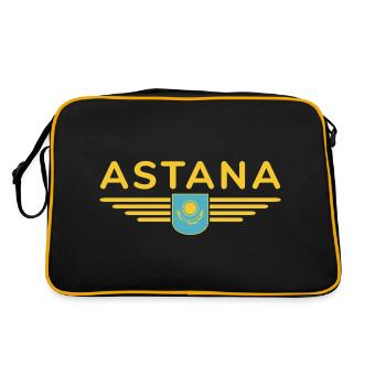 Astana Design – Modernité et tradition - Sac Retro - noir/or - Dos